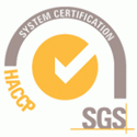 SGS HACCP system certification